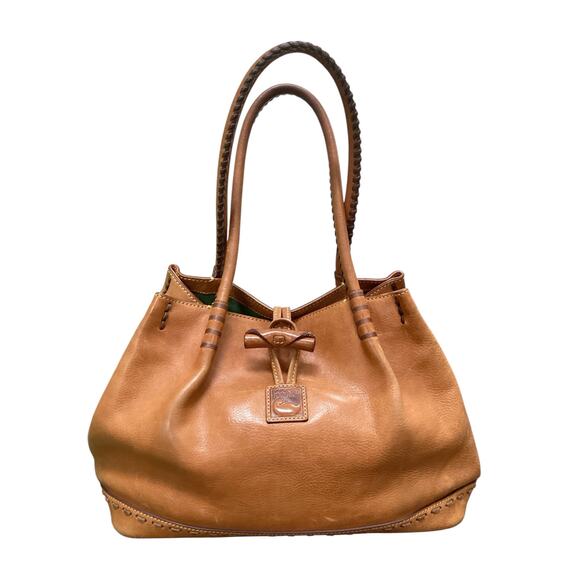 Dooney & Bourke Bag Women’s One Size ‘Florentine’ Leather Double Handle Honey - Picture 1 of 10